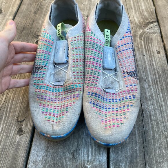 Nike Air Vapormax 2020 Pure Platinum Self Lace Shoes Size 11 - Picture 5 of 9